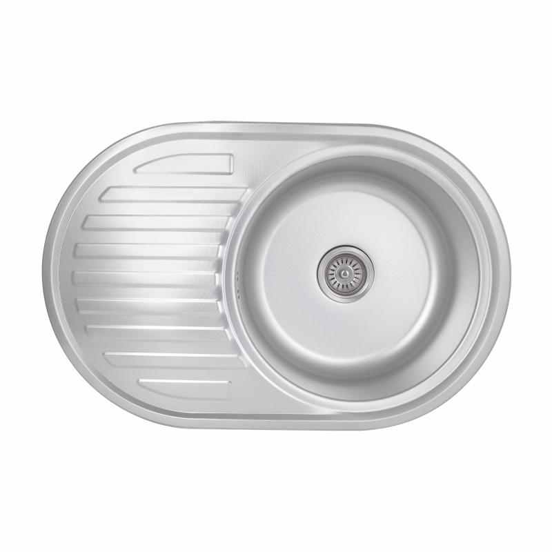 Кухонна мийка Brinex 7750 0,8 мм Micro Decor (BRIN7750MDEC08)
